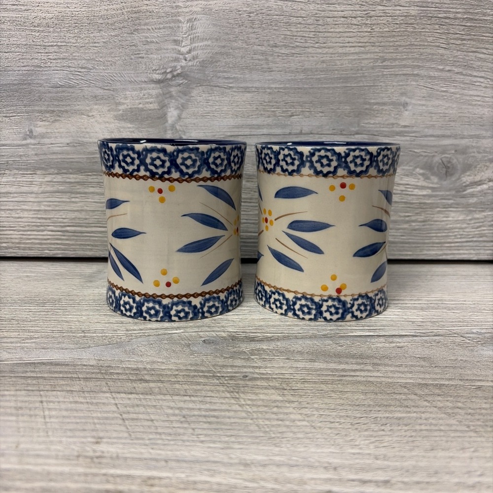 Temptations by Tara OLD WORLD BLUE Mug set of 2 - EUC (e9) - Picture 4 of 9